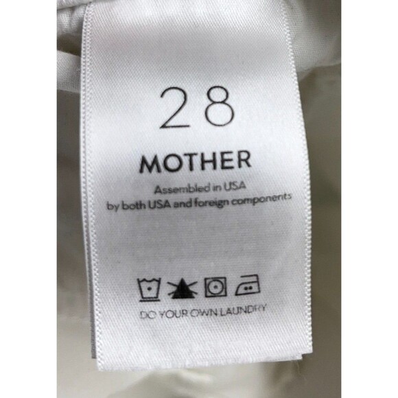 Mother Jeans Women's Size 28 The Hustler Ankle Fray Cotton Blend - Picture 8 of 9